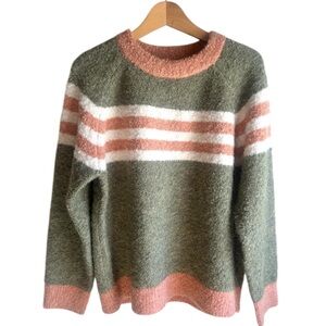 FRNCH Paris Wool-blend Color block Sweater